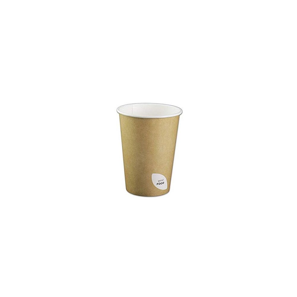 Papierový pohár s PLA na polievku/omáčku hnedý 950 ml 50 ks