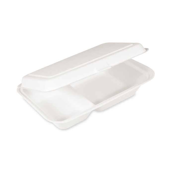 Menu box (cukrová třtina) 2dílný 250 x 162 x 63 mm 620ml [50 ks]