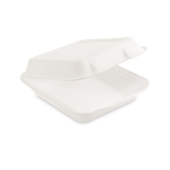 Menu box (cukrová třtina) nedělený 222 x 200 x 67 mm 1100ml [50 ks]