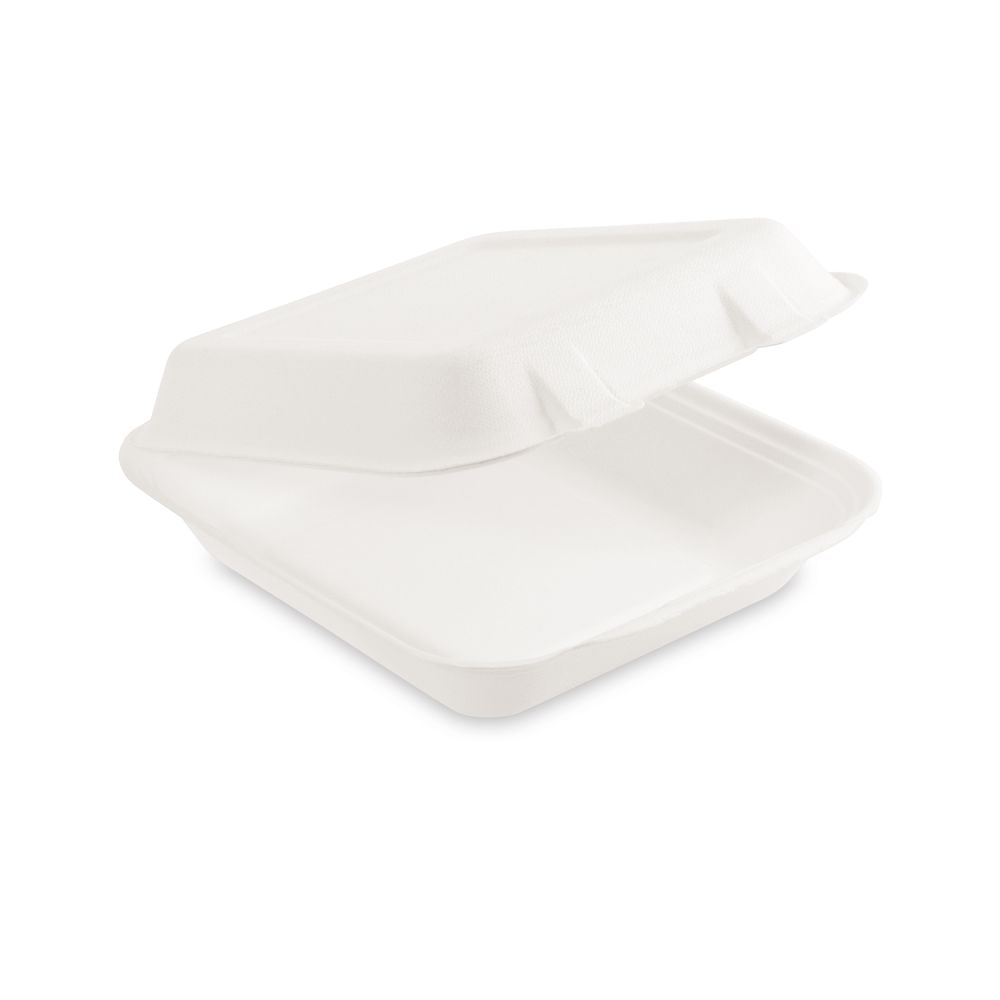 Menu box (cukrová třtina) nedělený 222 x 200 x 67 mm 1100ml [50 ks]