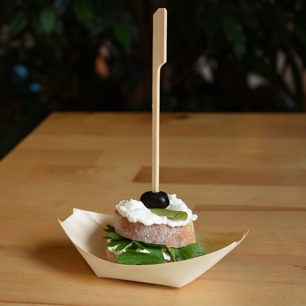 Fingerfood bodec (bambusový FSC 100%) 18cm [250 ks]