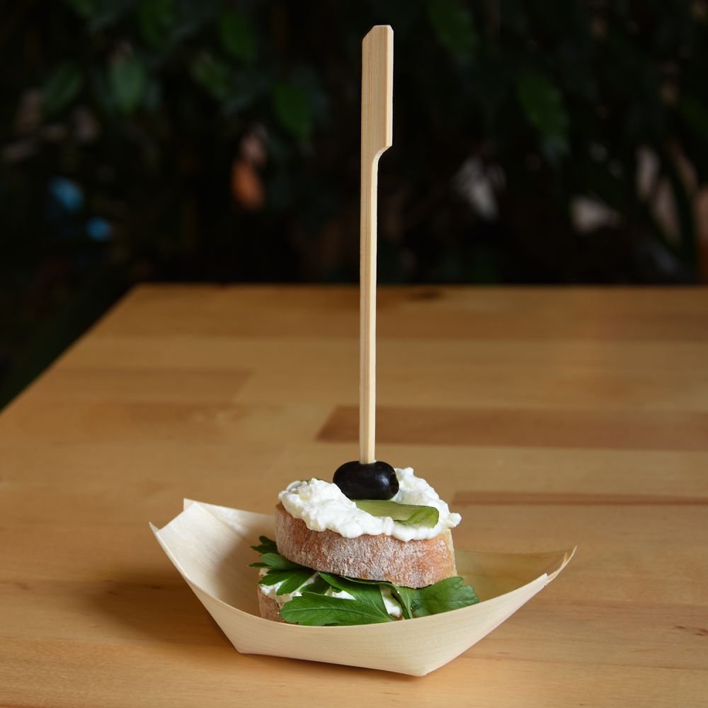 Fingerfood bodec (bambusový FSC 100%) 20cm [250 ks]