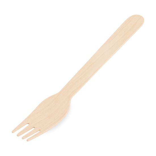 Vidlička (dřevěná FSC 100%) 16cm [100 ks]