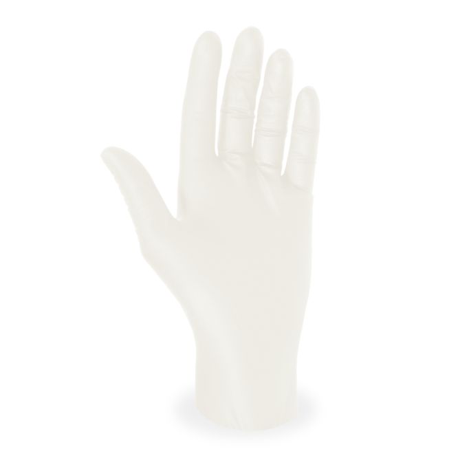 Latexové rukavice jednorázové nepudrované natural `S` [100 ks]