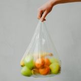 Taška (HDPE) bílá 30+18 x 55 cm `10kg` [100 ks]
