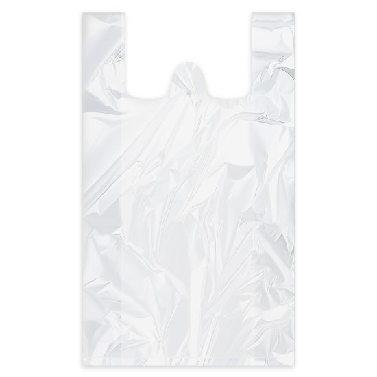 Taška (HDPE) extra-silná bílá 24+11 x 46 cm `6kg` [100 ks]