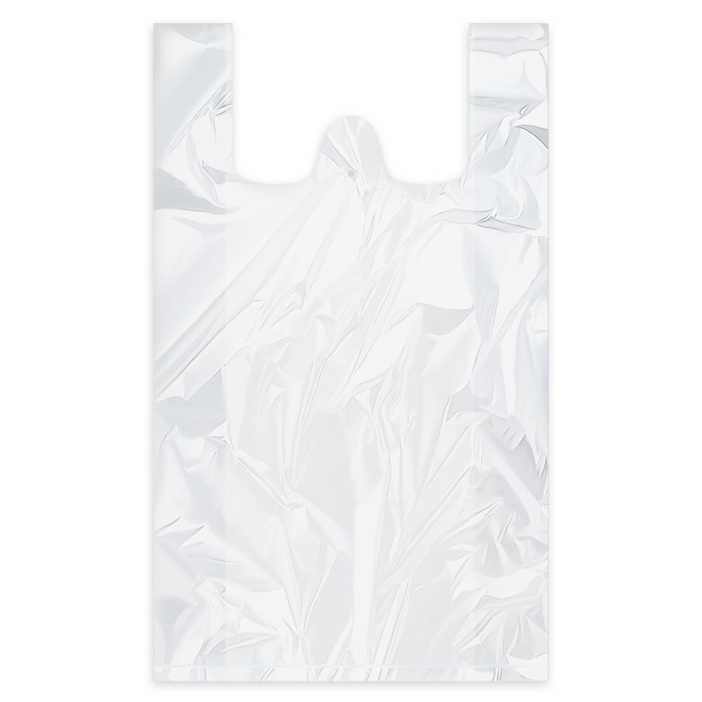 Taška (HDPE) extra-silná bílá 24+11 x 46 cm `6kg` [100 ks]