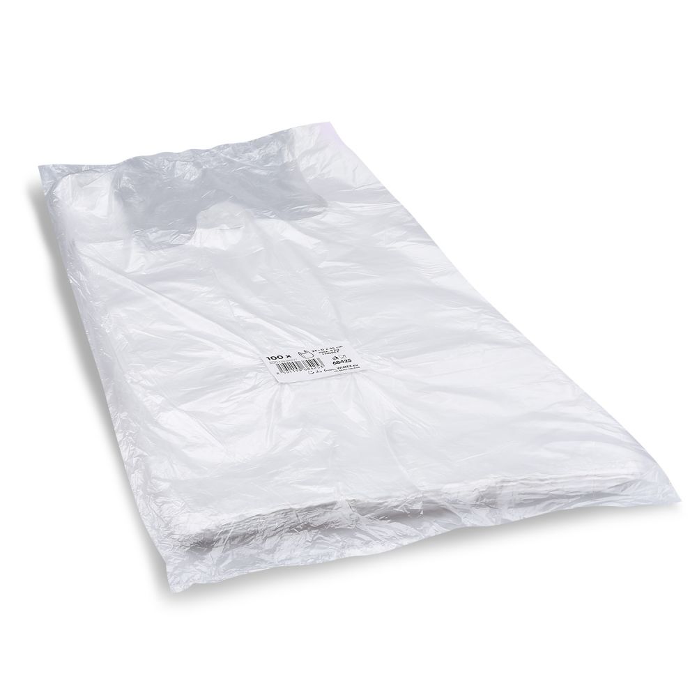 Taška (HDPE) extra-silná bílá 24+11 x 46 cm `6kg` [100 ks]