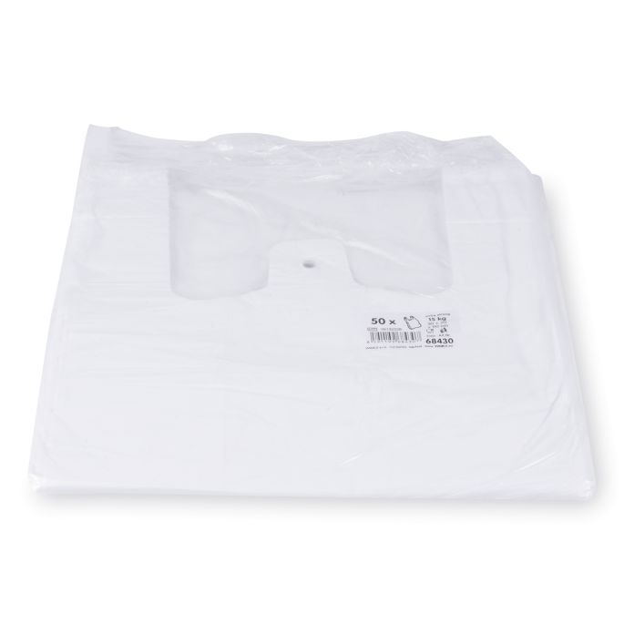 Taška (HDPE) extra-silná červená 30+20 x 60 cm `15kg` [100 ks]