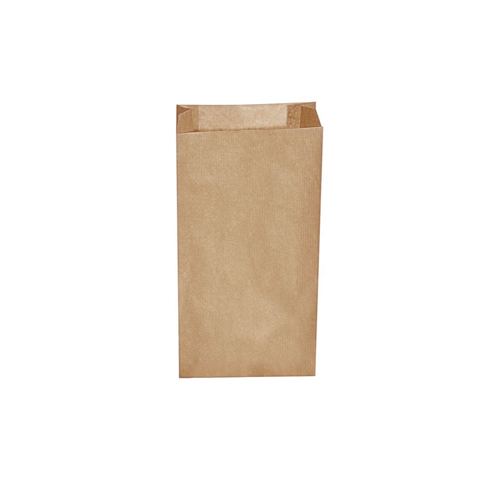 Papírový sáček s bočním skladem hnědý 14+7 x 29 cm `1,5kg` [500 ks]