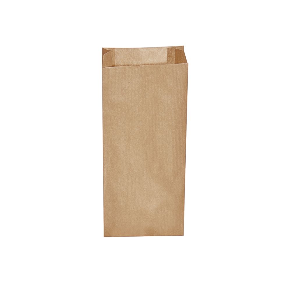 Papírový sáček s bočním skladem hnědý 14+7 x 32 cm `2kg` [500 ks]