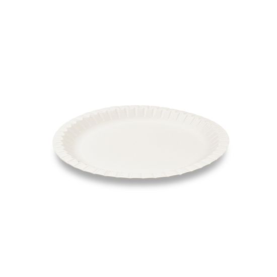 Papírový talíř bílý Ø23cm [100 ks]