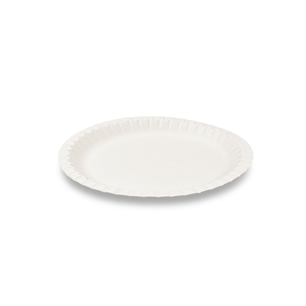 Papírový talíř bílý Ø23cm [100 ks]