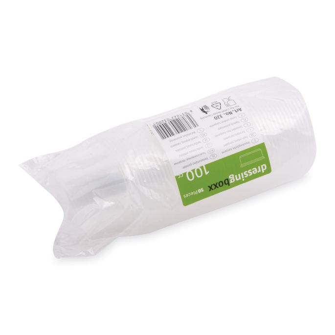 Dresinková miska (PP) Dressingboxx průhledná Ø70mm 100ml [50 ks]