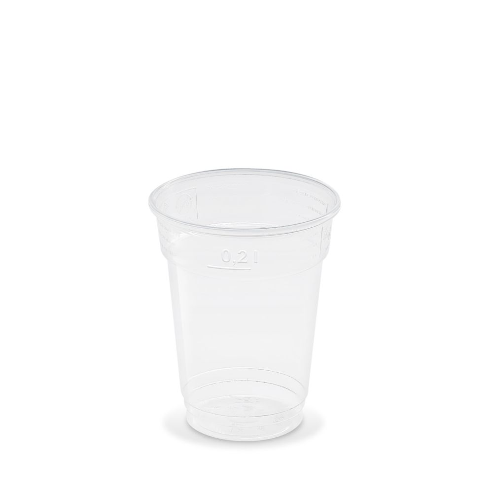 Kelímek (rPET) čirý Ø78mm 0,2L [50 ks]