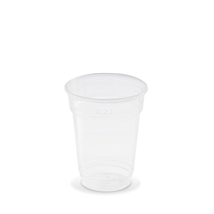Kelímek (rPET) čirý Ø78mm 0,2L [50 ks]