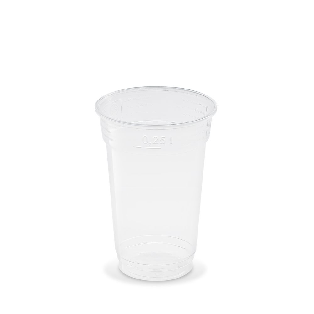 Kelímek (rPET) čirý Ø78mm 0,25L [50 ks]