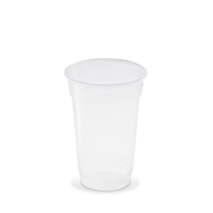 Kelímek (rPET) čirý Ø78mm 0,25L [50 ks]