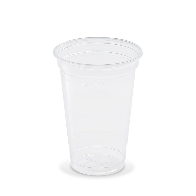 Kelímek (rPET) čirý Ø95mm 0,4L [50 ks]