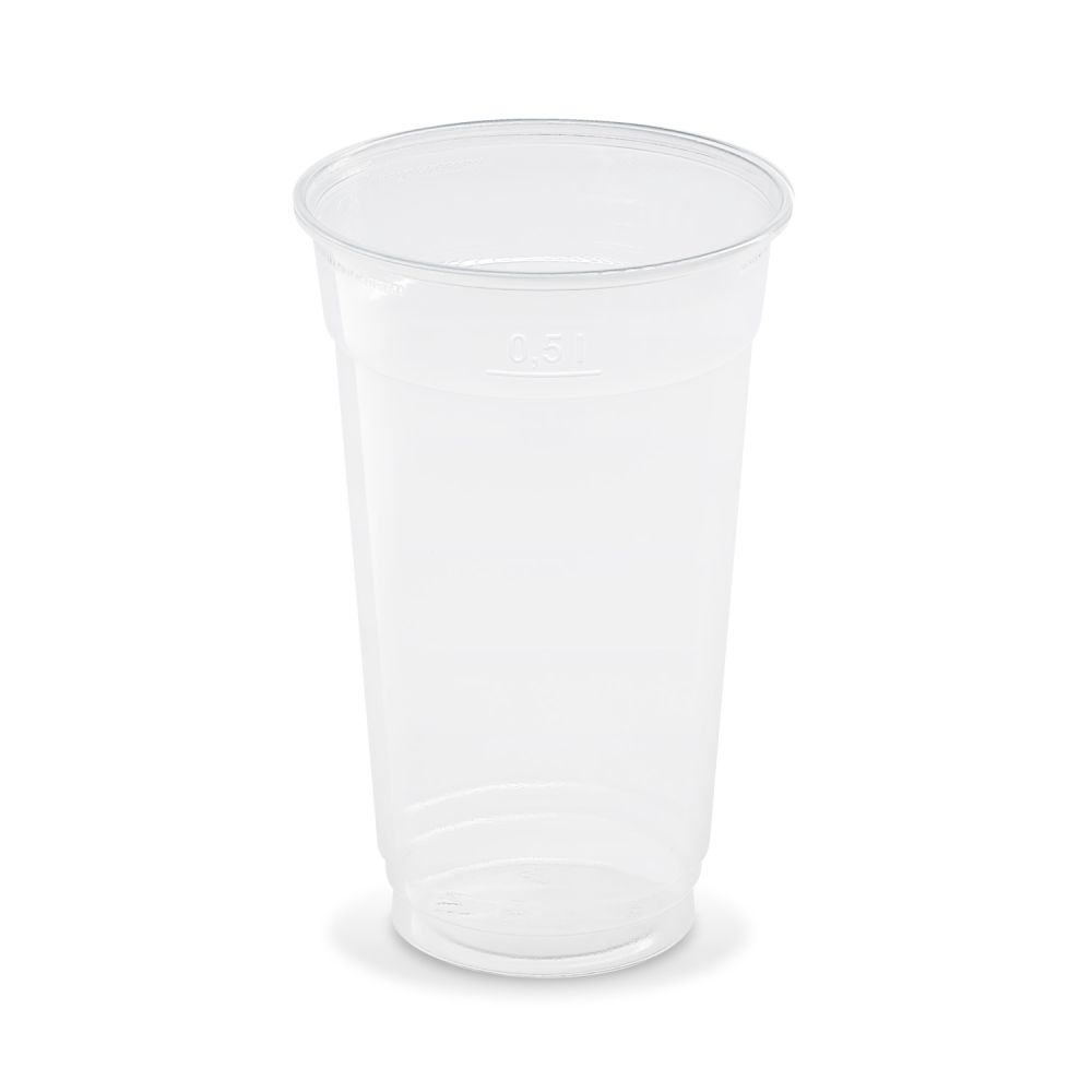 Kelímek (rPET) čirý Ø95mm 0,5L [50 ks]