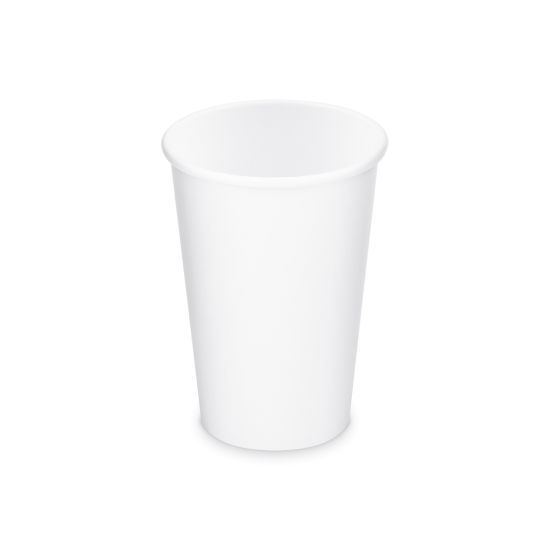 Papírový kelímek (FSC Mix/PE) bílý Ø80mm 330ml `0,3L/10oz/ML` [50 ks]