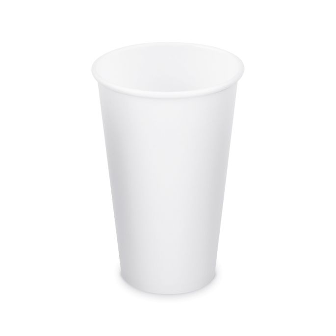 Papírový kelímek (PAP/PE) bílý Ø90mm 510ml `0,4L/16oz/XL` [50 ks]