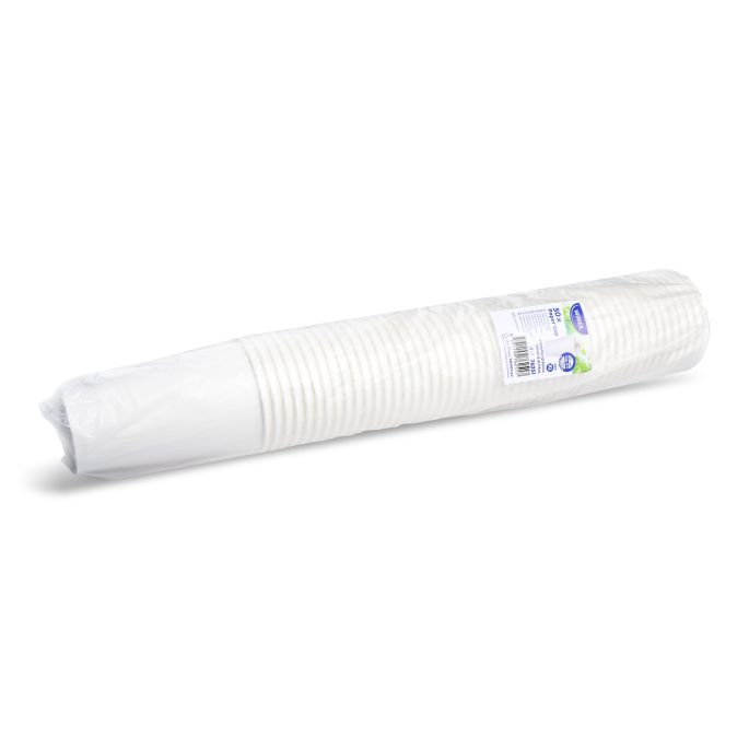 Papírový kelímek (PAP/PE) bílý Ø90mm 510ml `0,4L/16oz/XL` [50 ks]