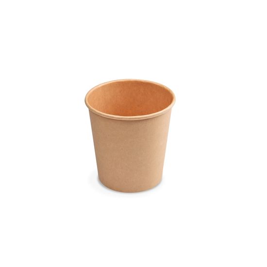Papírový kelímek (PAP/PE) kraft Ø62mm 110ml `0,08L/4oz/XS` [50 ks]
