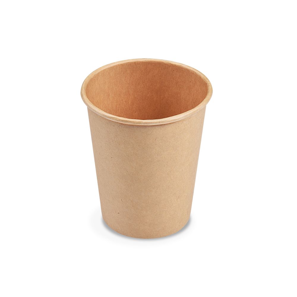 Papírový kelímek (FSC Mix/PE) kraft Ø80mm 280ml `0,2L/8oz/M` [50 ks]