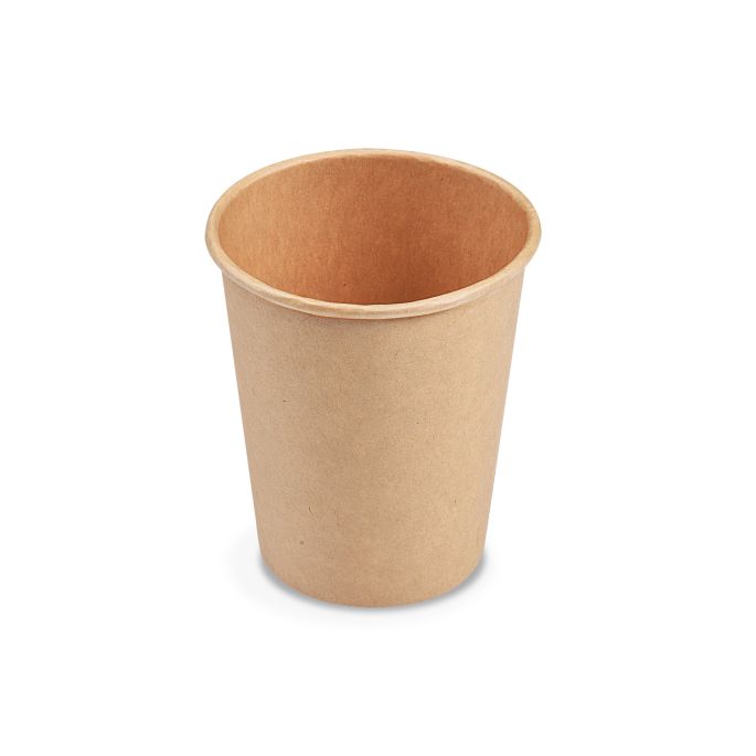 Papírový kelímek (FSC Mix/PE) kraft Ø80mm 280ml `0,2L/8oz/M` [50 ks]