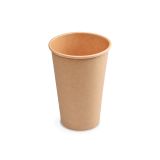 Papírový kelímek (PAP/PE) kraft Ø80mm 330ml `0,3L/10oz/ML` [50 ks]