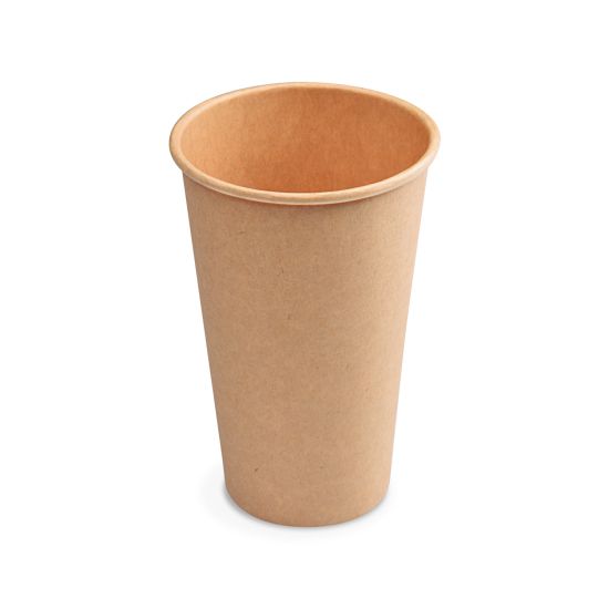 Papírový kelímek (FSC Mix/PE) kraft Ø90mm 510ml `0,4L/16oz/XL` [50 ks]