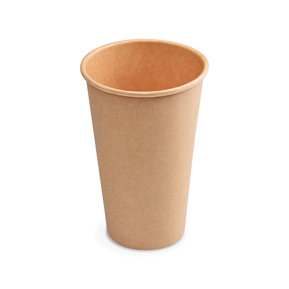 Papírový kelímek (FSC Mix/PE) kraft Ø90mm 510ml `0,4L/16oz/XL` [50 ks]