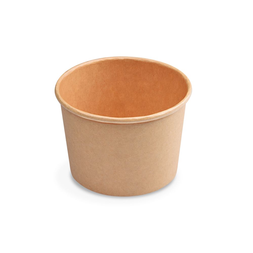 Papírová miska (FSC Mix/PE) kraft Ø115mm 500ml `M` [50 ks]