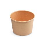 Papírová miska (FSC Mix/PE) kraft Ø115mm 500ml `M` [50 ks]