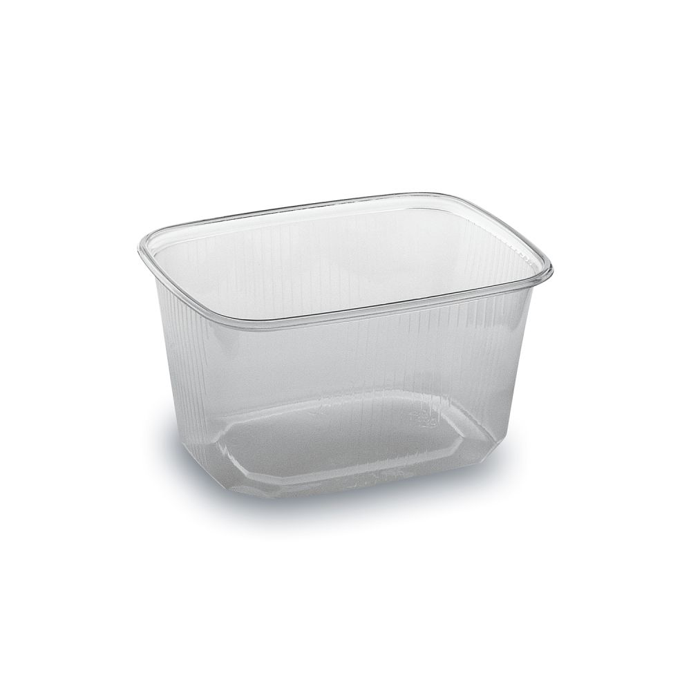 Miska (PP) hranatá průhledná 108 x 81 mm 300ml [100 ks]