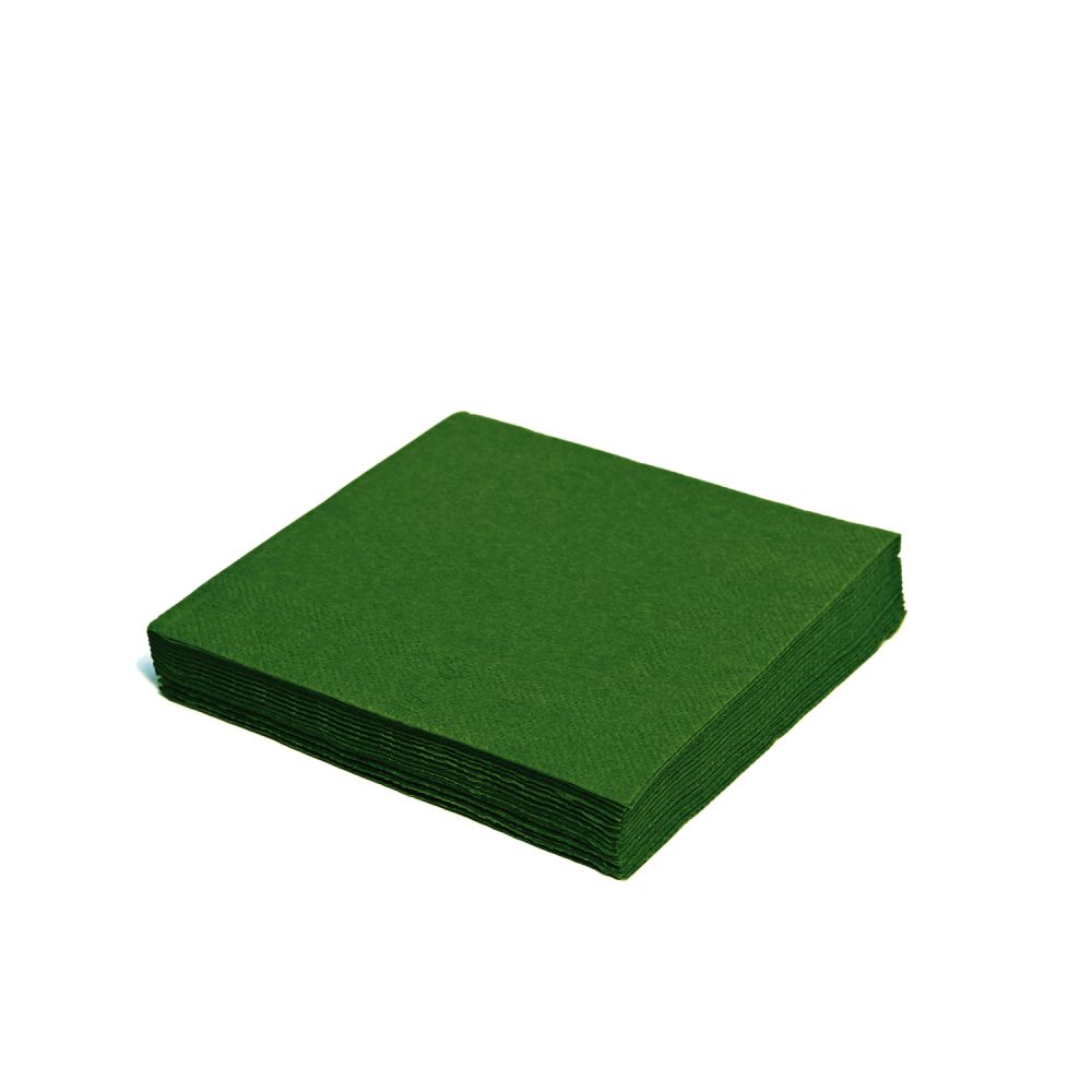 Ubrousek (PAP FSC Mix) 2vrstvý tmavě zelený 33 x 33 cm [250 ks]