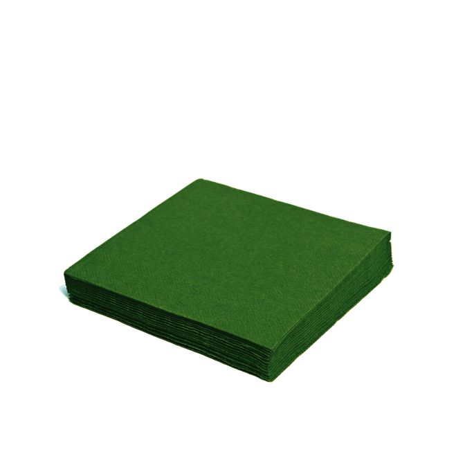 Ubrousek (PAP FSC Mix) 2vrstvý tmavě zelený 33 x 33 cm [250 ks]