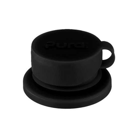 Pura silikónový športový uzáver - black