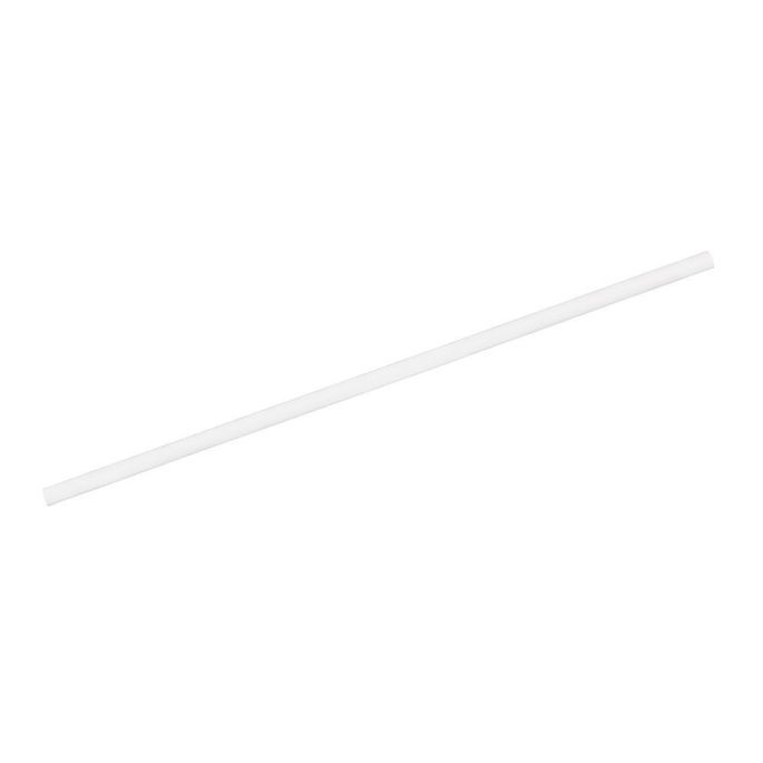 Papierové slamky na pitie 20 cm, Ø 0,5 cm, biele, jednotlivo balené, 250ks