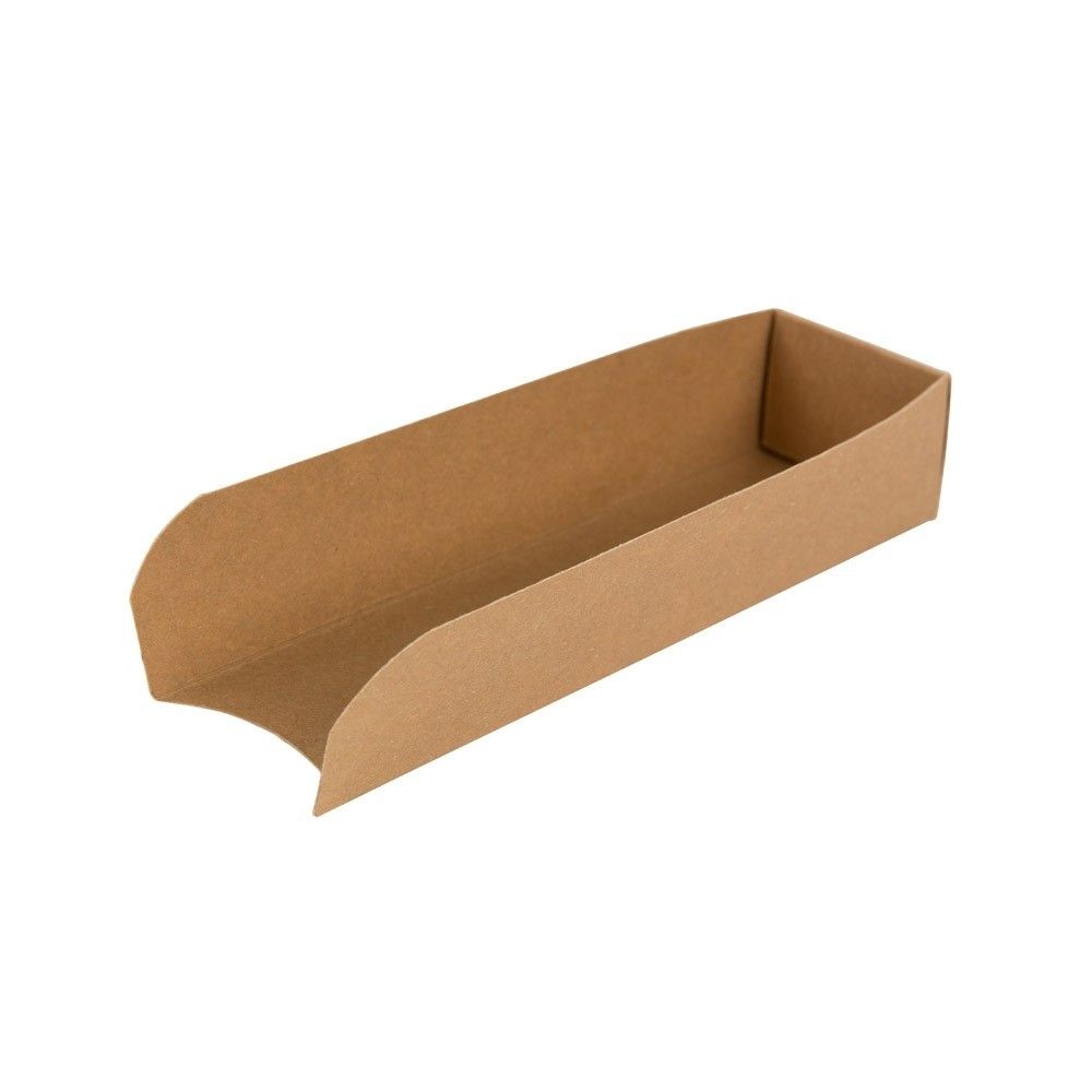 Papierový tanier na hot dog hnedý 18 x 5 x 3,5 cm 1000 ks