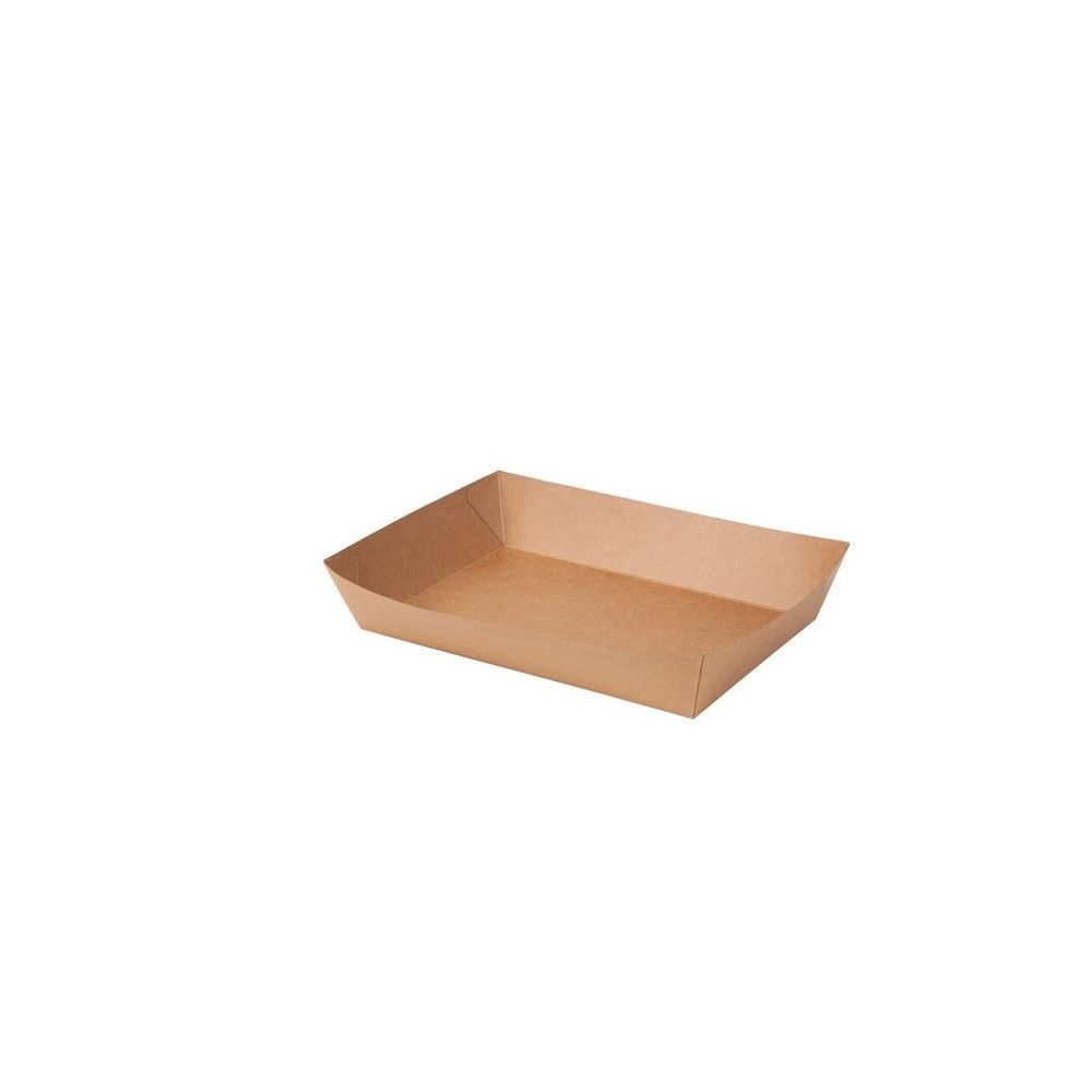 Papierová miska na potraviny hnedá 750 ml 21,5 x 16,5 x 4 cm 500 ks