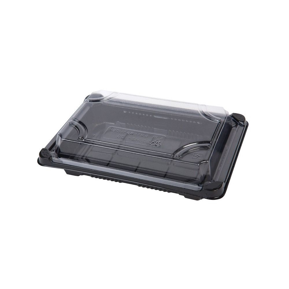 Sushi box z bioplastu kompostovateľný L", 24,5 x 15,5 x 4,5 cm 100ks