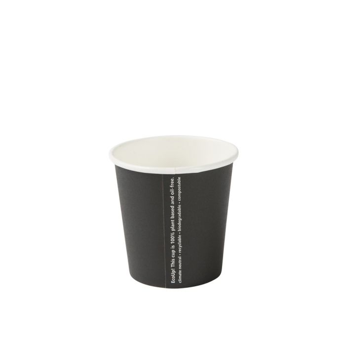 Papierový pohár na kávu 200 ml čierny 50 ks