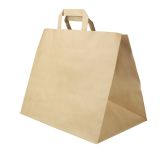 Papierová taška hnedá XXL 32x21x33cm 250 ks