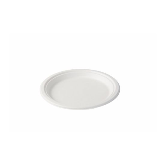 Jednorázový tanier z cukrovej trstiny Ø21,5cm 50 ks