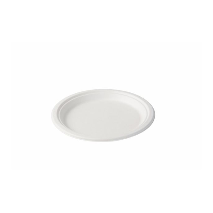 Jednorázový tanier z cukrovej trstiny Ø21,5cm 50 ks