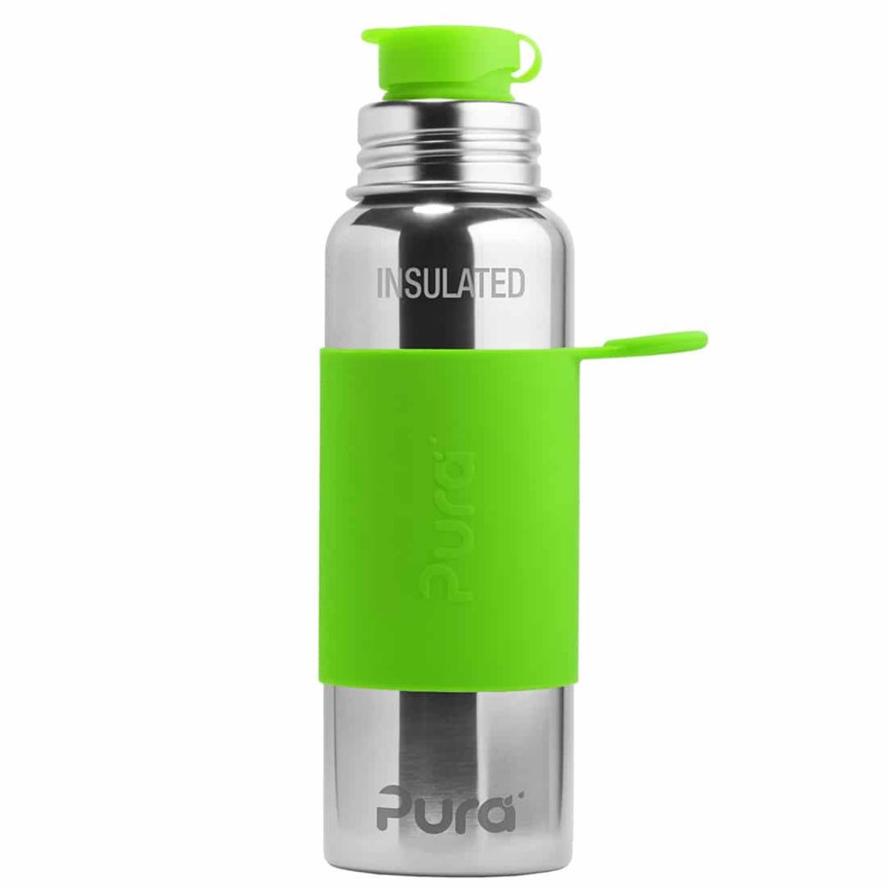Pura® TERMO fľaša so športovým uzáverom 650ml čierna