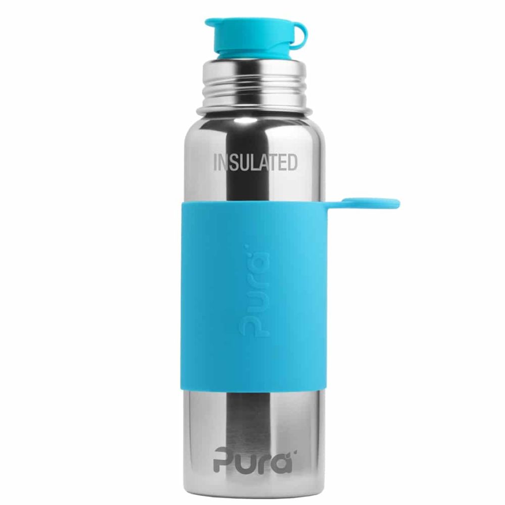 Pura® TERMO fľaša so športovým uzáverom 650ml čierna