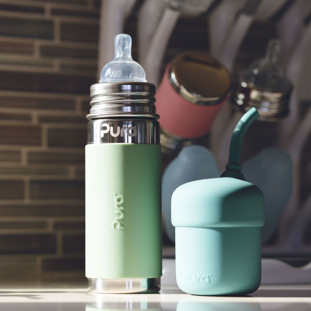 Pura® dojčenská TERMO fľaša  260ml Moss